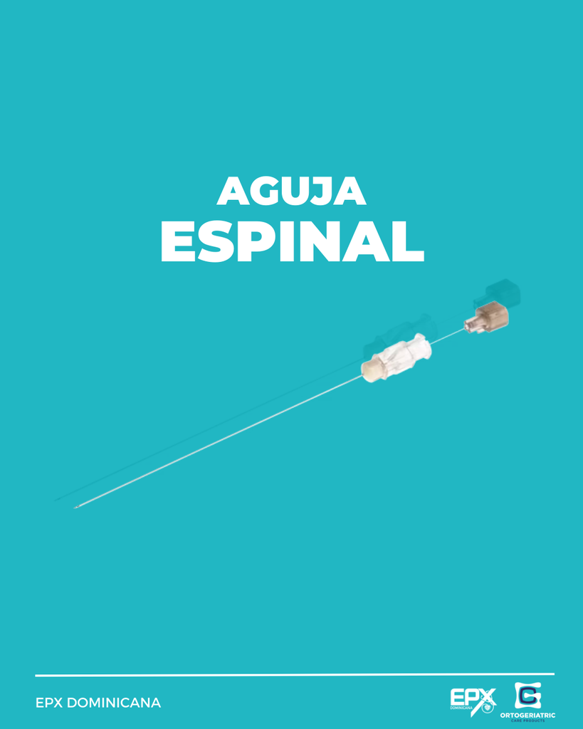 AGUJA ESPINAL (RAQUIDEA) ORTOGERIATRIC