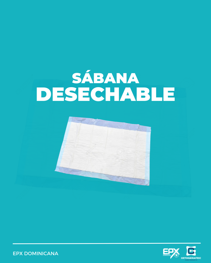 SABANA DESECHABLE 60 x 90