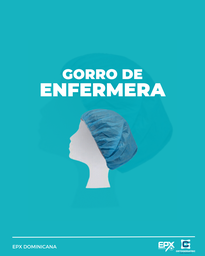 [YA-201 BLUE] GORRO ENFERMERA ORTOGERIATRIC